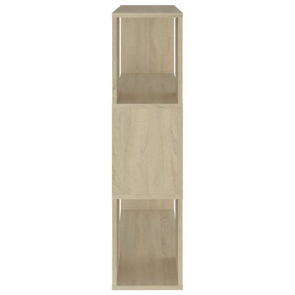 Book Cabinet Room Divider Sonoma Oak 80x24x94 cm Engineered Wood