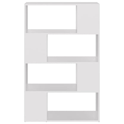 809134 vidaXL Book Cabinet Room Divider White 80x24x124,5 cm Engineered Wood