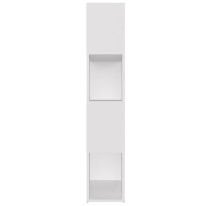 Book Cabinet Room Divider White 80x24x124.5 cm Engineered Wood