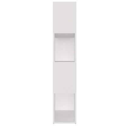 809134 vidaXL Book Cabinet Room Divider White 80x24x124,5 cm Engineered Wood