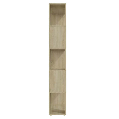809146 vidaXL Book Cabinet Room Divider Sonoma Oak 80x24x155 cm Engineered Wood