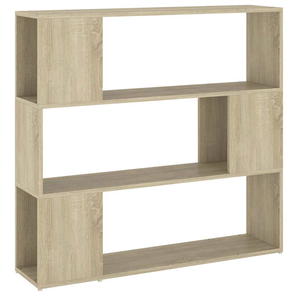 809182 vidaXL Book Cabinet Room Divider Sonoma Oak 100x24x94 cm