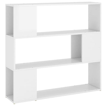Book Cabinet Room Divider | High gloss white | Engineered wood