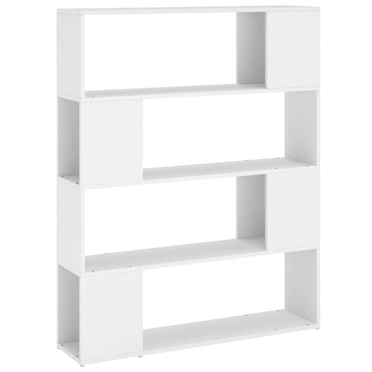 809188 vidaXL Book Cabinet Room Divider White 100x24x124 cm