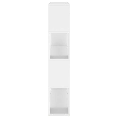 809188 vidaXL Book Cabinet Room Divider White 100x24x124 cm