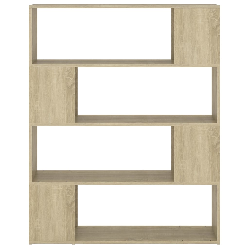 Book Cabinet Room Divider | Sonoma oak | Engineered wood | Medium