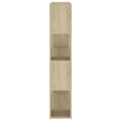 Book Cabinet Room Divider | Sonoma oak | Engineered wood | Medium