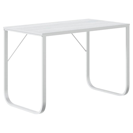 Computer Desk White 110x60x73 cm Engineered Wood