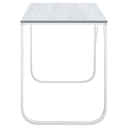Computer Desk White 110x60x73 cm Engineered Wood