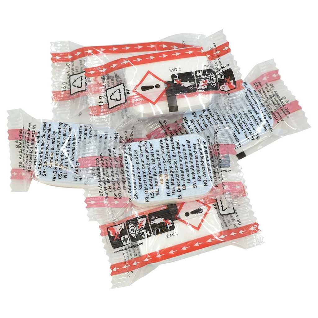 51653 vidaXL Washing Machine Detergent Tablets 400pcs Prevent Limescale&Dirt