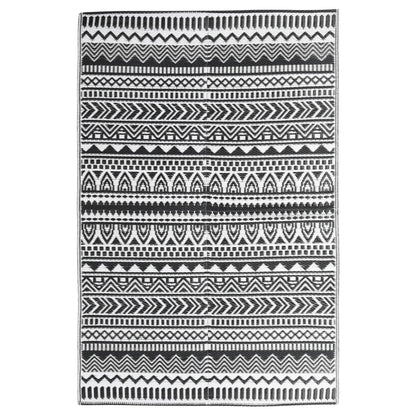 Outdoor Rug ARAKIL Black 190x290 cm PP