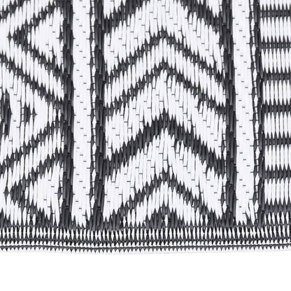 Outdoor Rug ARAKIL Black 190x290 cm PP