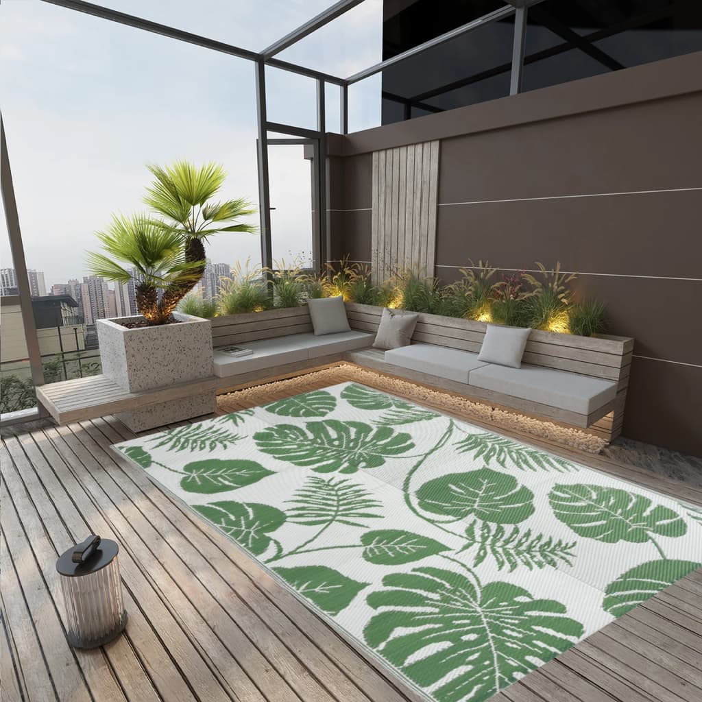 Outdoor Rug ARAKIL Green 190x290 cm PP