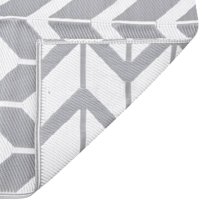 Outdoor Rug ARAKIL Grey 120x180 cm PP