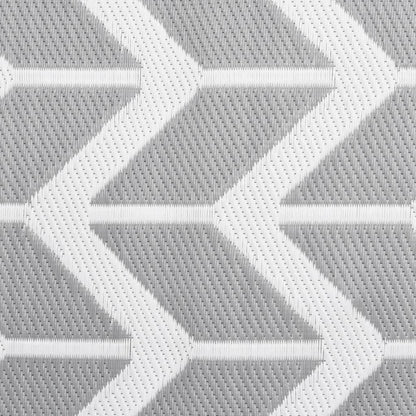 Outdoor Rug ARAKIL Grey 120x180 cm PP