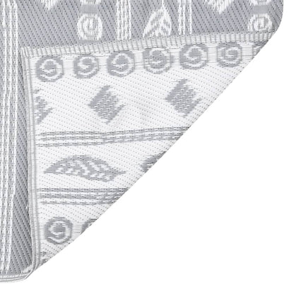 Outdoor Rug Grey 120x180 cm PP