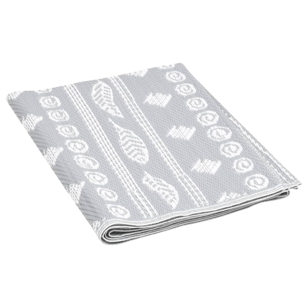 Outdoor Rug Grey 120x180 cm PP
