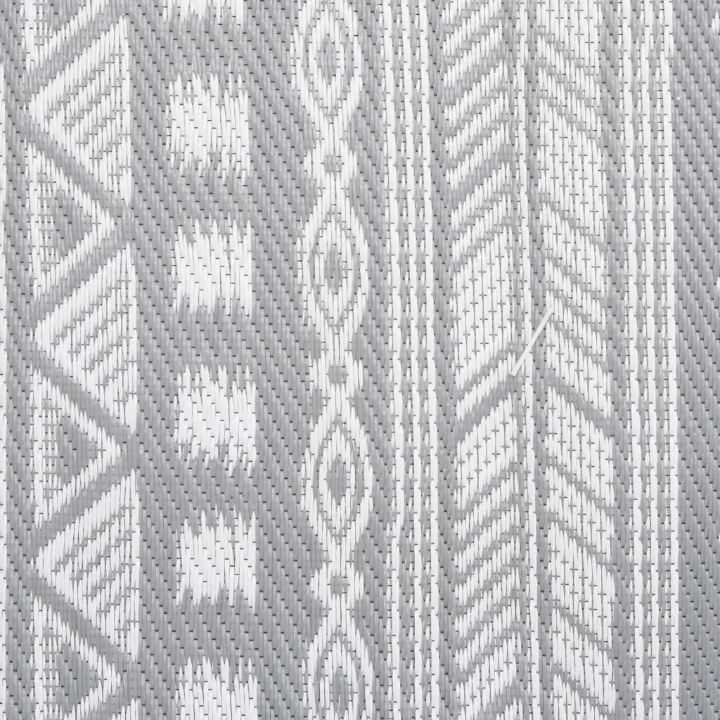 Outdoor Rug Grey 120x180 cm PP