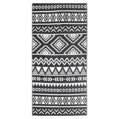 Outdoor Rug ARAKIL Black 80x150 cm PP