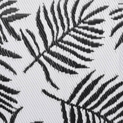 Outdoor Rug ARAKIL Black 140x200 cm PP