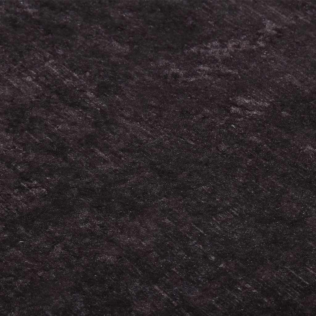 Rug Washable 80x150 cm Black and Gold