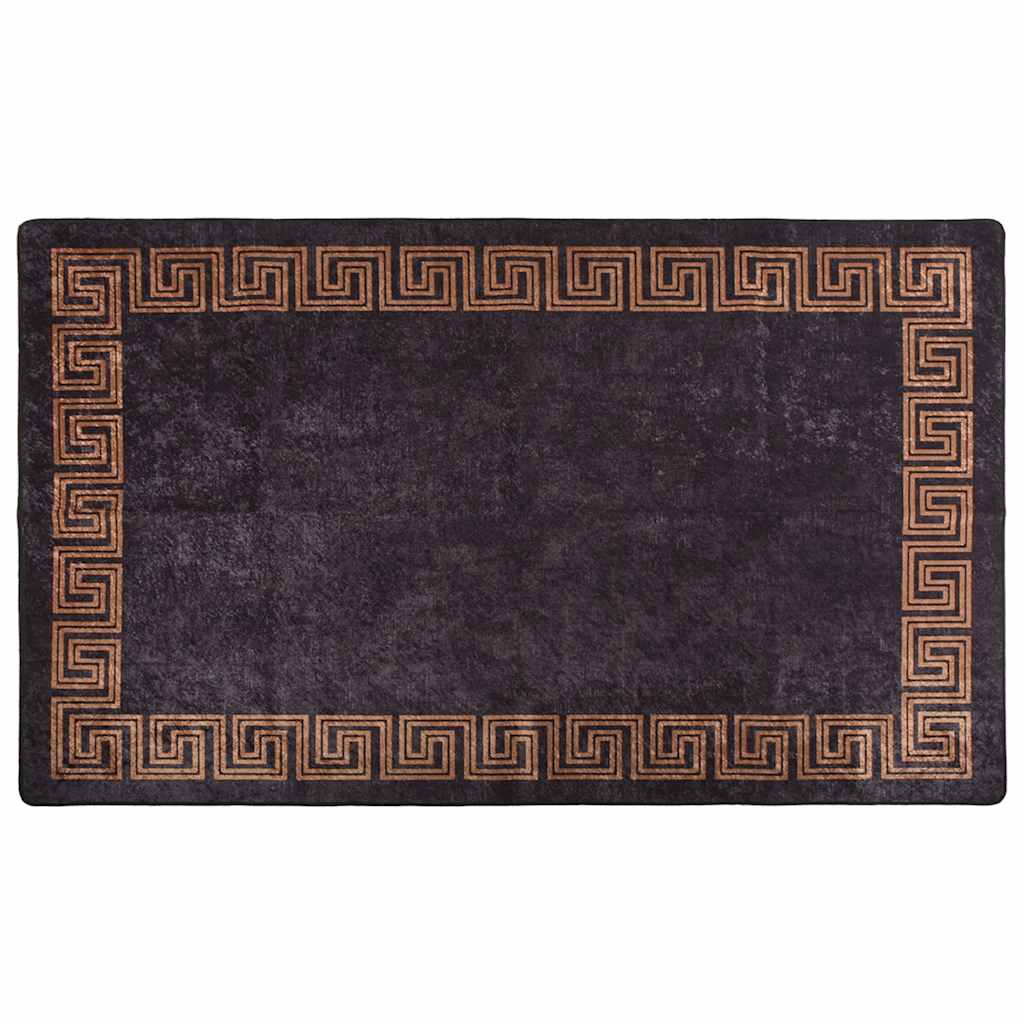 Rug Washable 120x180 cm Black and Gold