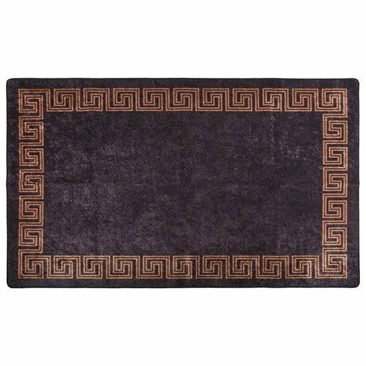 Rug Washable 120x180 cm Black and Gold