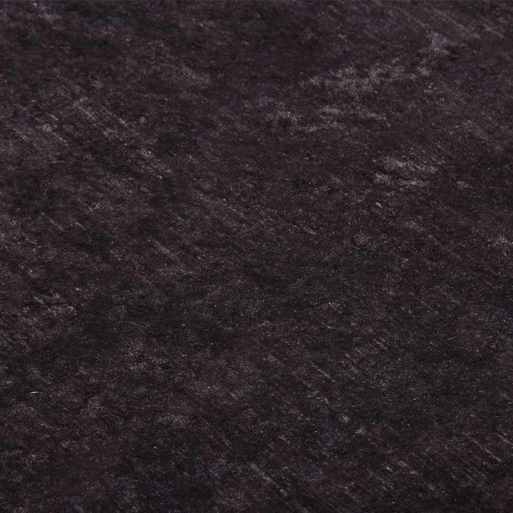 Rug Washable 160x230 cm Black and Gold