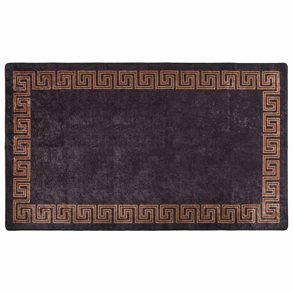 Rug Washable 190x300 cm Black and Gold