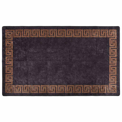 Rug Washable 190x300 cm Black and Gold