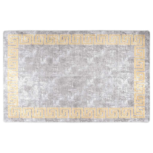 Rug Washable 80x150 cm Grey