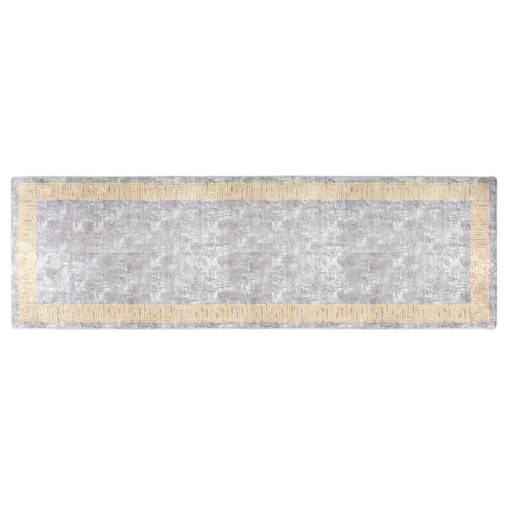 Rug Washable 80x300 cm Grey