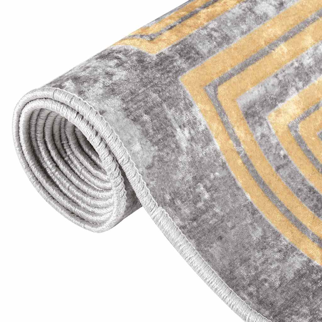 Rug Washable 120x180 cm Grey