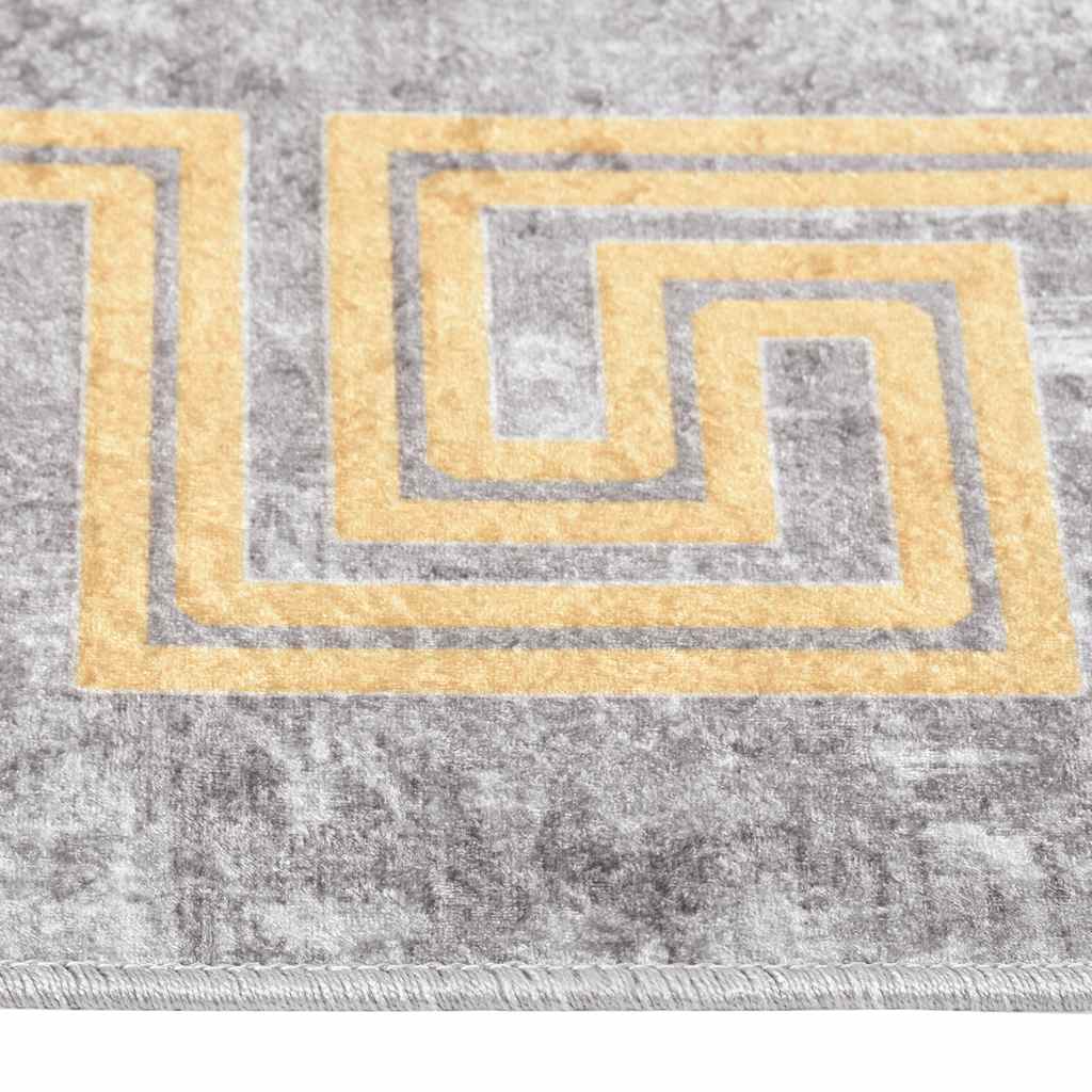 Rug Washable 120x180 cm Grey