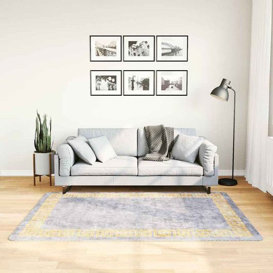 Rug Washable 120x180 cm Grey