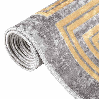 337938 vidaXL Rug Washable 190x300 cm Grey
