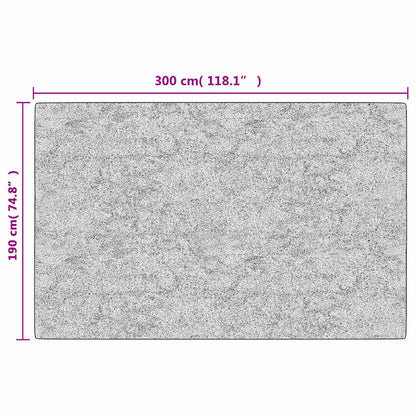 337938 vidaXL Rug Washable 190x300 cm Grey