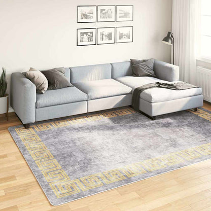 337938 vidaXL Rug Washable 190x300 cm Grey
