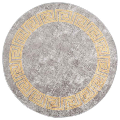 Rug Washable φ120 cm Grey