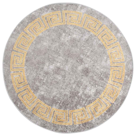 Rug Washable φ120 cm Grey