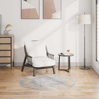Rug Washable φ120 cm Grey