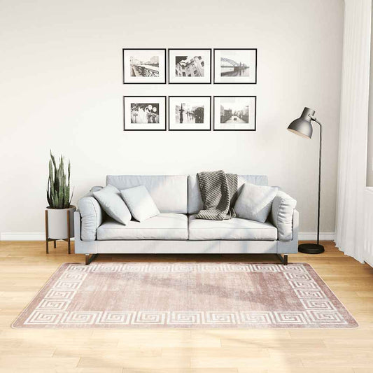 Rug Washable 120x180 cm Beige