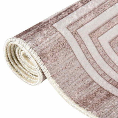 Rug Washable 190x300 cm Beige