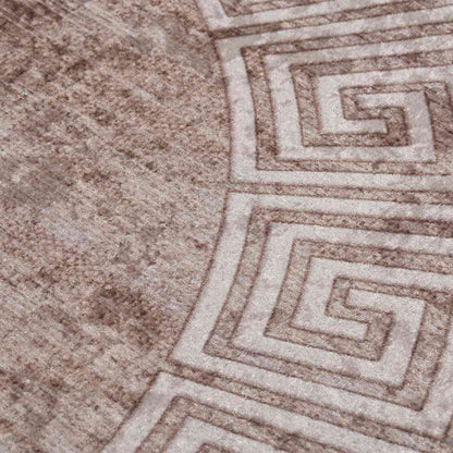 Rug Washable 120 cm Beige