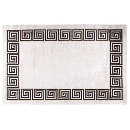 Rug Washable 80x150 cm Light Beige