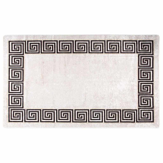 Rug Washable 120x180 cm Light Beige