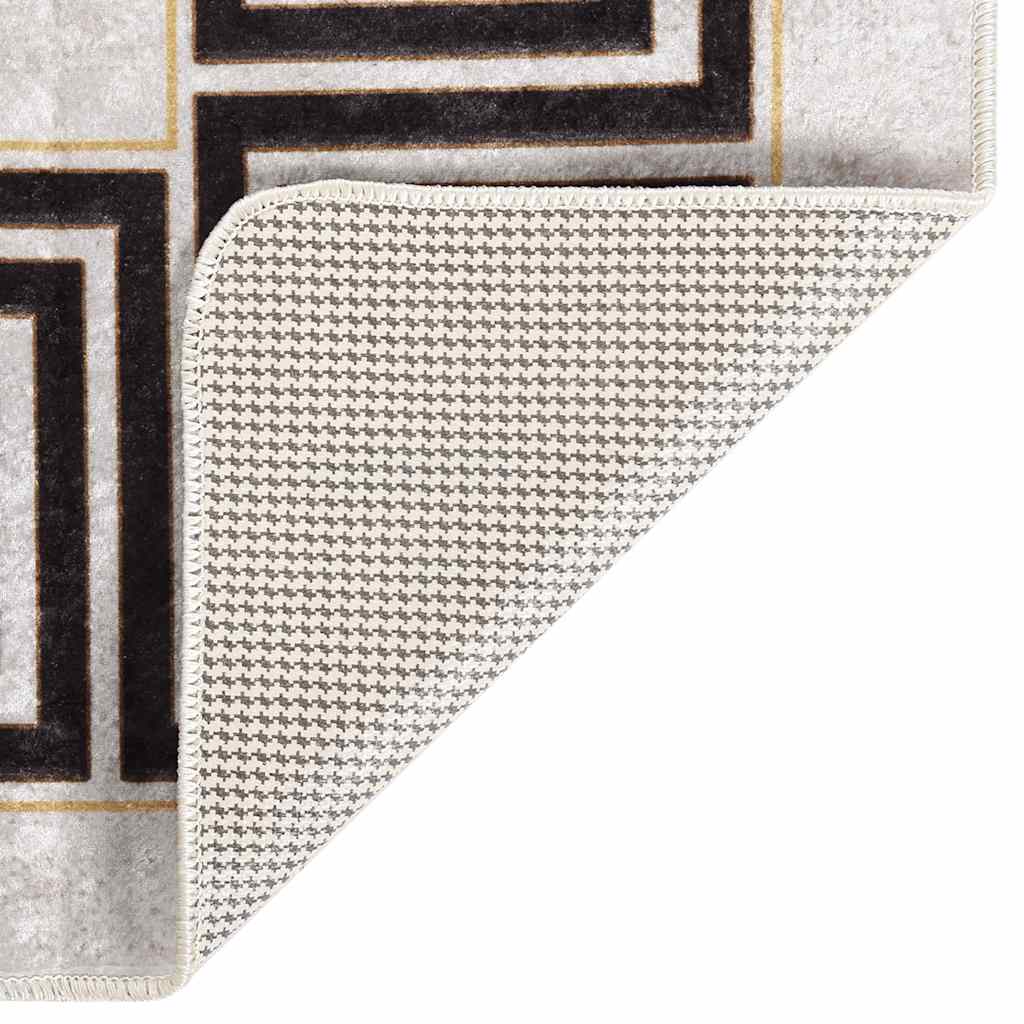 Rug Washable 120x180 cm Light Beige