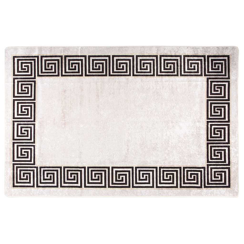 337949 vidaXL Rug Washable 160x230 cm Light Beige