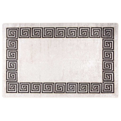 337949 vidaXL Rug Washable 160x230 cm Light Beige