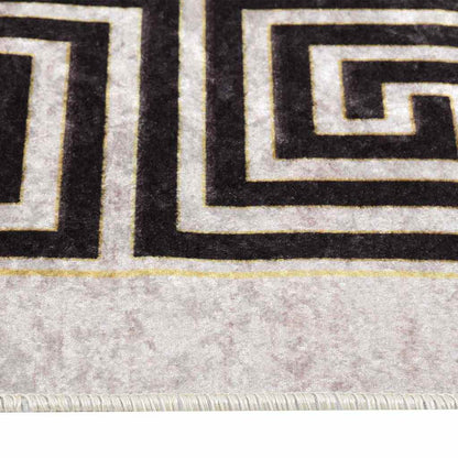 337949 vidaXL Rug Washable 160x230 cm Light Beige